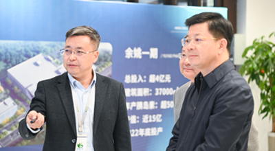 余姚市市长沃勇特一行莅临宁波云顶yd222备用线路检测调研指导工作